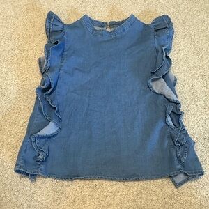 PPLA Blue Denim Top